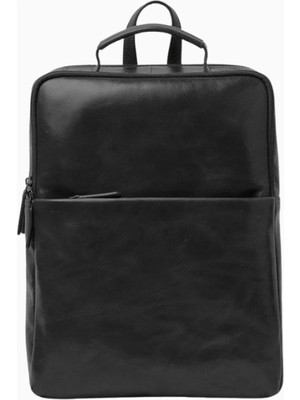 Ryoko Soho Urbanist Slim Full Grain Deri Unisex Sırt Çantası