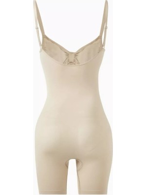 Skims Seamless Sculpt Mid Thigh Bodysuit, Dikişsiz Şekillendirici
