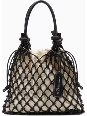 3.1 Phillip Lim Pamuk Karışımlı Mini Makrome Çanta, Hafif & El Yapımı Şıklık, Çok Yönlü Kullanım