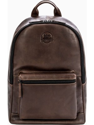 Farmhood Nashville Deri Iş Sırt Çantası 44 Cm, Laptop Bölmeli ve Düzenli Unisex Tasarım
