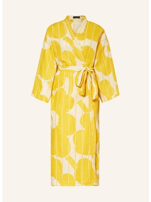 Marimekko Vesı Unıkko Unisex Bornoz Pamuk Keten  129 cm