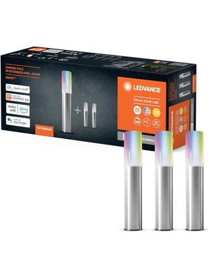 Ledvance Akıllı Rgb LED Bahçe Lambası 3'lü Set, Wifi, Alexa & Google Uyumlu, Dış Mekan Işığı