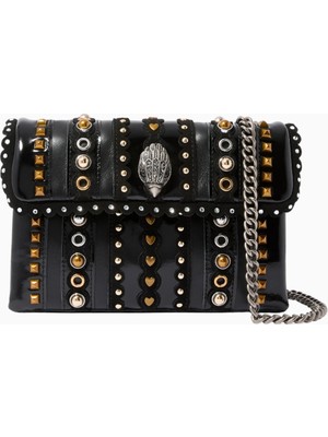 Kurt Geiger Kensington Medium Stud Bag, Lüks, Cesur ve Zarif Tasarım