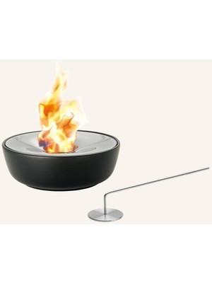 Blomus Fuoco Gel Yakıtlı Ateş Kasesi, Dış Mekan, Seramik, 32 cm Çap, 400 ml