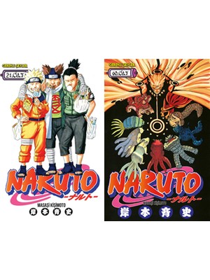Gerekli Şeyler Yayıncılık Naruto 21 ve Naruto 60 (Masaşi Kişimoto)