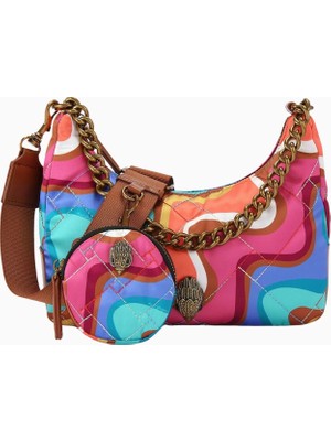 Kurt Geiger London Renkli Crossbody Çanta, Geniş Bölmeli, Kilitli, Ayarlanabilir Askılı