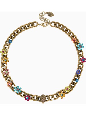 Kurt Geiger Floral Eagle Necklace Çiçekli Kartal Kolye