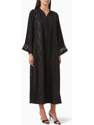 Rauaa Official Ince Dantelli Modern Abaya Şık Bir Görünüm Için Mükemmel Seçim