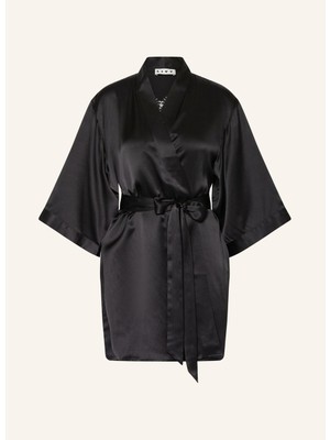 Livy Kımılord Kadın Ipek Kimono, Şal Yaka, Kemerli, 100% Ipek, 85 cm Uzunluk