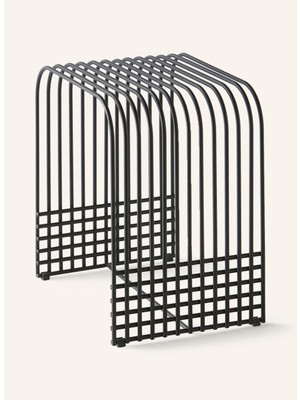 Polspotten Jan Dijkstra Tasarımı Toz Boyalı Metal Yan Sehpa,modellenebilir Elemanlı, 44 x 31 x 42 cm