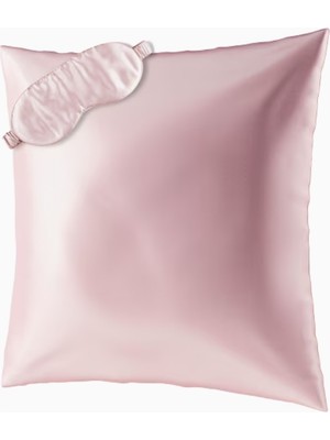 Ailoria Aılorıa Beauty Sleep Seti, 100% Dut Ipeği Yastık Kılıfı (80X80) ve Göz Maskesi