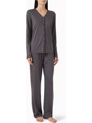 Hanro Una Pamuklu Pijama Seti Zamansız Konfor ve Şıklık
