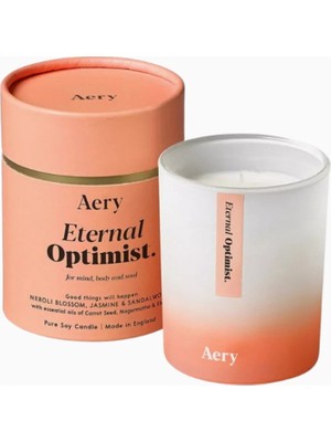 Aery Eternal Optimist Kokulu Mum 200G, Soya Mum, Sandal Ağacı ve Yasemin