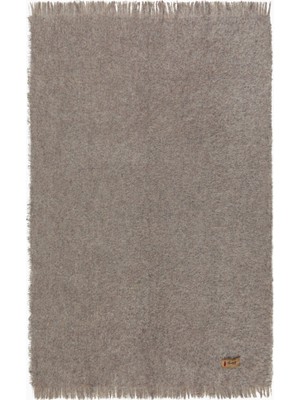 The House Of Lyria Madornale Mohair ve Yün Karışımlı Battaniye Gri