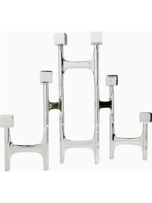 Polspotten Square Folding Alüminyum Mumluk
