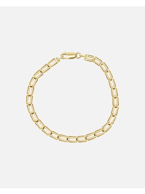 Fascination by Ellen K. Echte 375 Altın Bilezik 19CM Parlak Gold Armband Karabiner Kapatma ile