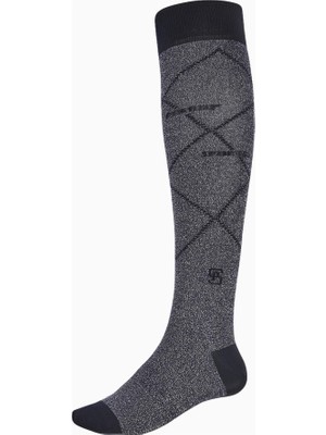 Pikeur Socks Lurex 7712 Simli Diz Altı Unisex Spor Çorap