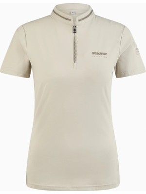 Pikeur Selection 1216 Lüks Fermuarlı Fonksiyonel Spor Kadın T-Shirt