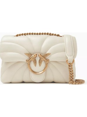 Pinko Kapitone Nappa Love Mini Şişme Çanta, Lüks & Şık Detaylar