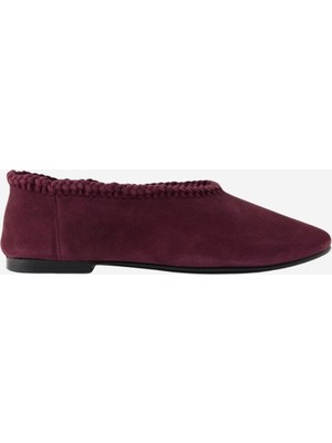 A Emery Park Braided Süet Babet, Burgundy