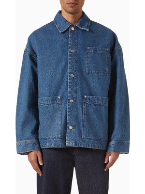 A.p.c. x Marc Jacobs Erkek Denim Jacket Straight Fit