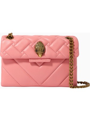 Kurt Geiger Mini Kensington Leather Shoulder Bag, Lüks Deri Omuz Çantası