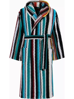 Missoni Home Curt Kapşonlu Havlu Bornoz, Yumuşak & Spa Hissi