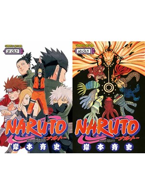 Gerekli Şeyler Yayıncılık Naruto 37 ve Naruto 60 (Masaşi Kişimoto)