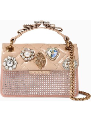 Kurt Geiger Mini Kensington Taşlı Kadın El ve Omuz Çantası