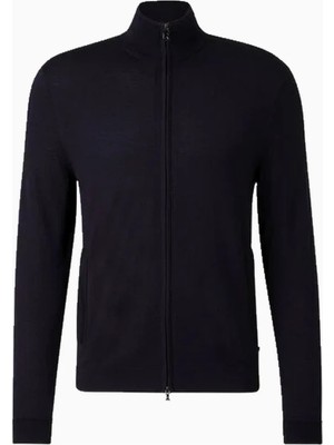 Bogner Oscar Lüks Klasik Stil, Erkek Yün Triko Ceket