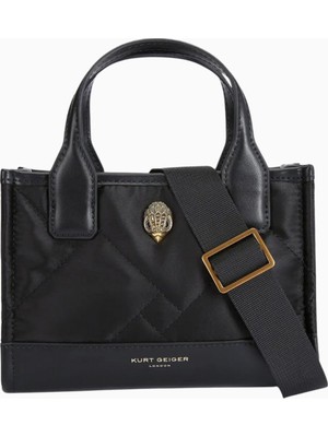 Kurt Geiger Extra Small Recycled Square Shopper Tote Çanta