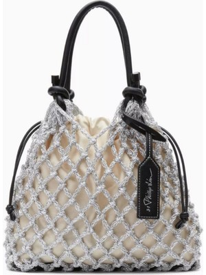 3.1 Phillip Lim Pamuk Karışımlı Mini Makrome Çanta, Hafif & El Yapımı Şıklık, Çok Yönlü Kullanım