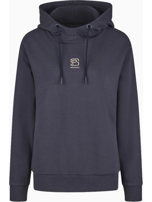Pikeur Spor Lüks 8275 Teddy Detaylı Kapüşonlu Kadın Sweatshirt