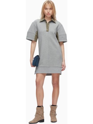 3.1 Phillip Lim Terry Polo Kadın Elbise, Fransız Havlu Kumaş