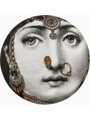 Fornasetti Tema E Variazioni N.228 Yuvarlak Mücevher Kutusu