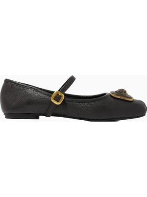 Kurt Geiger Pimlico Deri Lüks Stil Kadın Babet