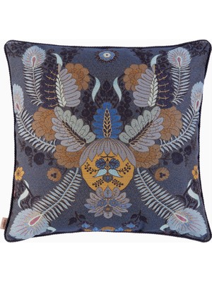 Etro Pluma Çiçek Nakışlı Lüks Italyan Tasarımı Dekoratif Kırlent