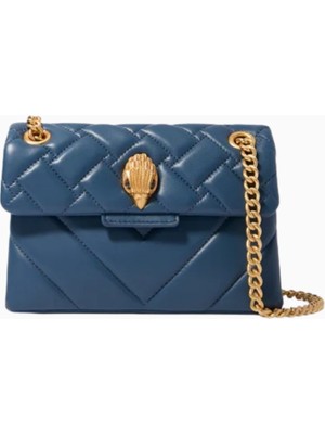 Kurt Geiger Mini Kensington Leather Shoulder Bag, Yüksek Kaliteli Deri ve Zarif Mini Omuz Çantası
