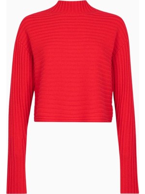 Alice and Olivia Tavill Yarım Balıkçı Yaka Ribanalı Pullover
