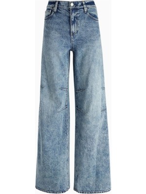 Alice and Olivia Geniş Paça Denim Pantolon
