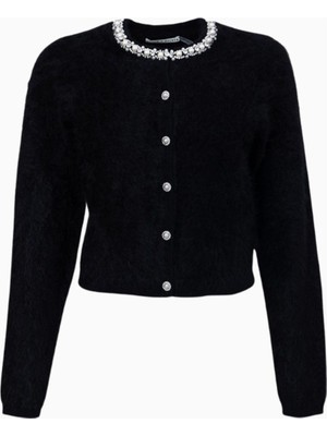 Alice and Olivia Dollie Inci Yakalı Kaşmir Hırka