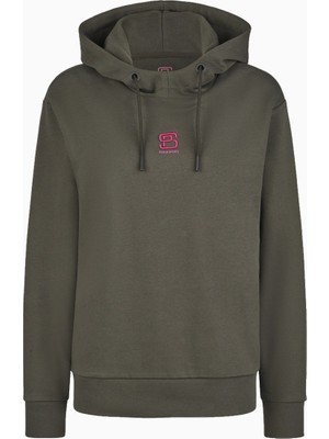 Pikeur Spor Lüks 8275 Teddy Detaylı Kapüşonlu Kadın Sweatshirt