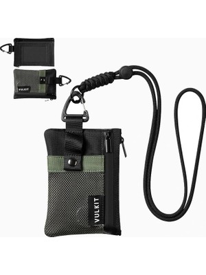 Vulkit Rfıd Korumalı Fermuarlı Minimalist Unisex Cüzdan