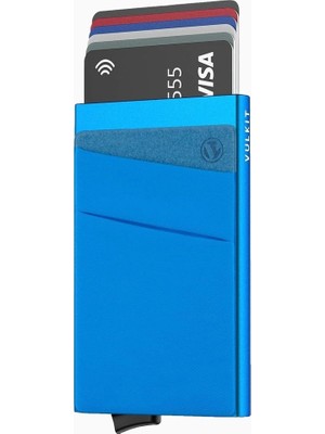 Vulkit Rfıd Korumalı Mini Unisex Kartlık Cüzdan Para Bölmeli