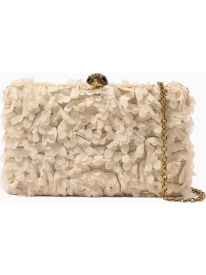 Kurt Geiger Crystal Kensington Taşlı Lüks Tasarım Kadın Clutch