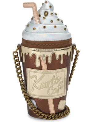 Kurt Geiger Coffee Cup Tasarımlı Kadın Çapraz Çanta