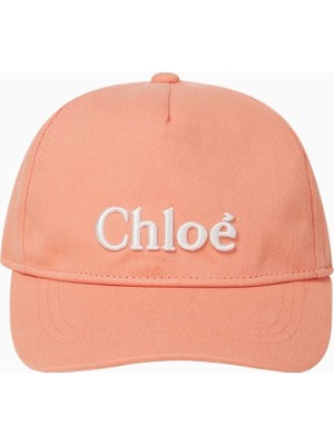 Chloe Chloé Kids Logolu Işlemeli Pamuk Beyzbol Şapka Kız Çocuk