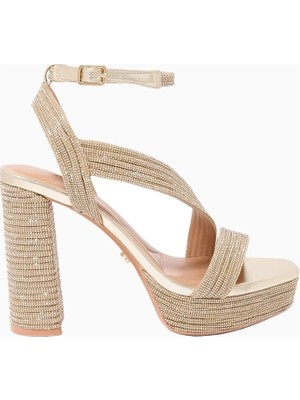 Kurt Geiger Carvela Gala Jewel Platform Kadın Topuklu Sandalet
