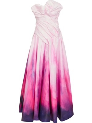 Acler Greenholm  Bridal Stil Şık Maxi Kadın Elbise
