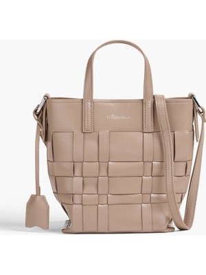 3.1 Phillip Lim Odita Mini Örgülü %100 Deri Kadın Lüks Tasarım Bucket Çanta